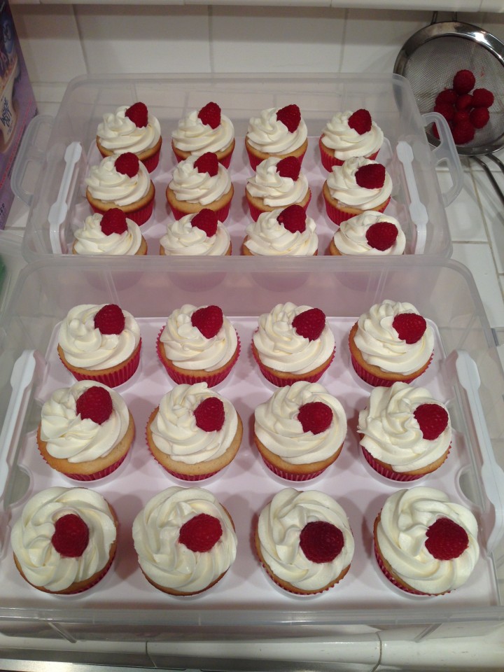 Raspberry Cupcakes